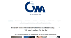 Desktop Screenshot of cwmwirtschaftsberatung.de